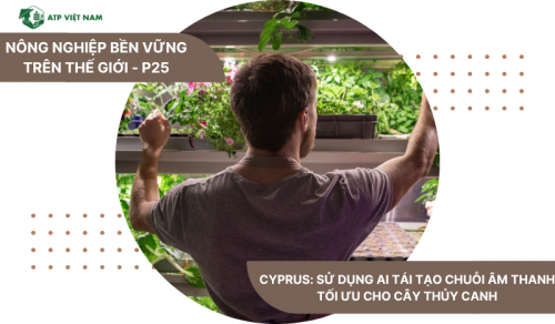Cyprus: Sử dụng AI tái tạo chuỗi âm thanh tối ưu cho cây thủy canh